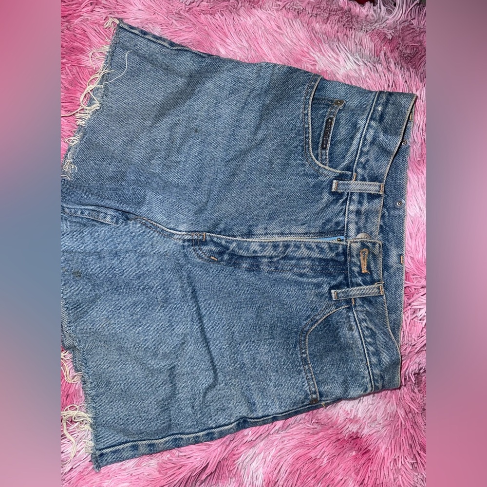 Denim Frayed shorts